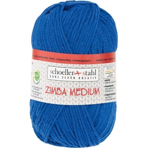 Schoeller + Stahl Zimba Medium 90139-854 Royal Blue Плетива прежда (90139-854)