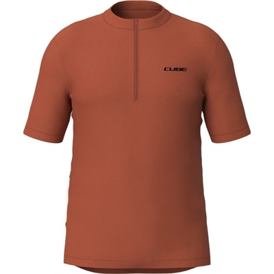 Cube Half Zip CMPT S/S red