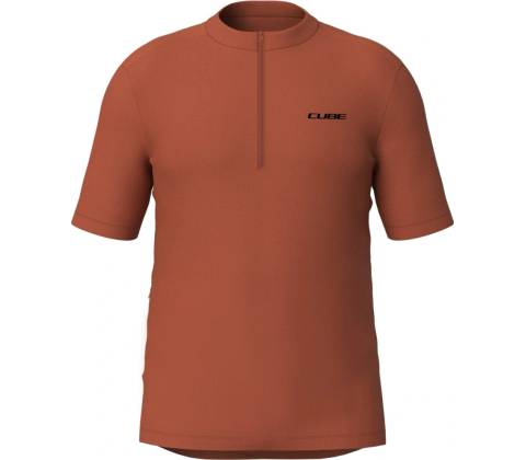 Cube Half Zip CMPT S/S red