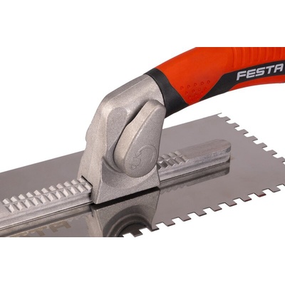 FESTA Sada zubových hladítek 280x115mm s ručkou - zuby E 6, 8, 10, 12, D14, Tiger