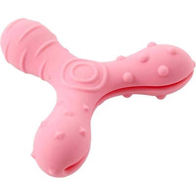 Kruuse Jorgen Hračka pes Buster Flex Starrůžová 13 cm