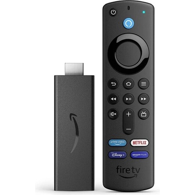 Amazon Мултимедиен плеър AMAZON Fire TV Stick, Wi-Fi 6, Alexa Voice Remote, Черен (B08C1KN5J2)