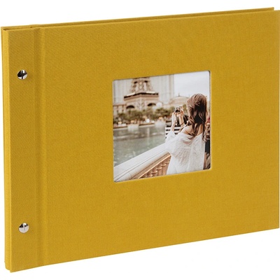 GOLDBUCH album šroub. BELLA VISTA 30x25 40s, hořčicové, (černé listy)