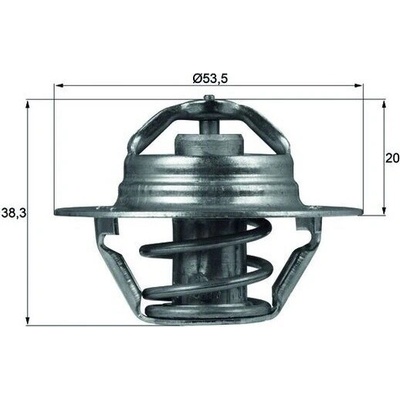 Termostat, chladivo MAHLE TX 88 82D (TX8882D)