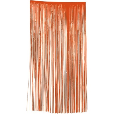 Fiestas Guirca Завеса за парти, оранжева, 100x200 см