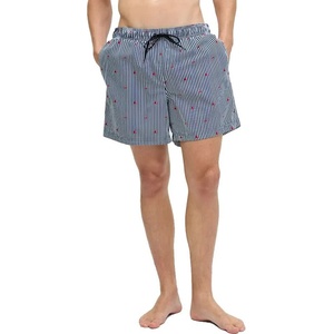JJ REBEL Бански гащета Jj rebel Hawaii swimming shorts - Blue (Navy Blazer / AOP Stripes)