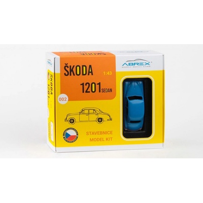 Abrex Škoda 1201 STAVEBNICE 1956 Hlídka VB modrá 1:43