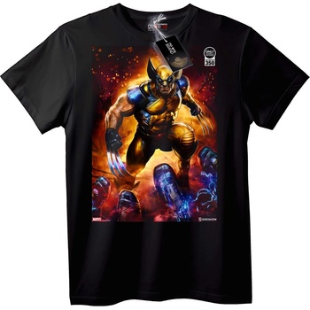 NOONEBRAND Тениска Wolverine Marvel герой - L, Black