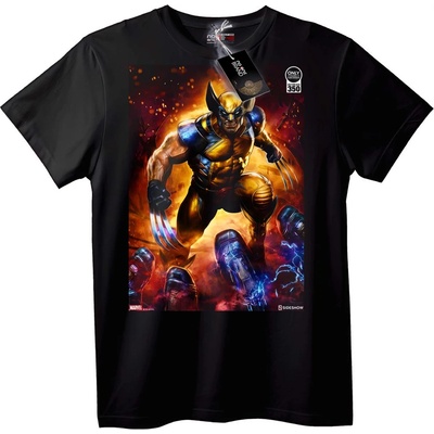 NOONEBRAND Тениска Wolverine Marvel герой - L, Black