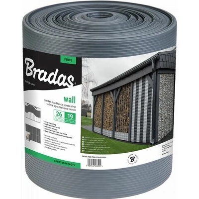 Bradas 0,19 m x 26 m grey 1200g/m2