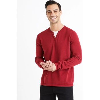 Celio Червен мъжки пуловер Celio Felano Celio | Cherven | МЪЖЕ | S