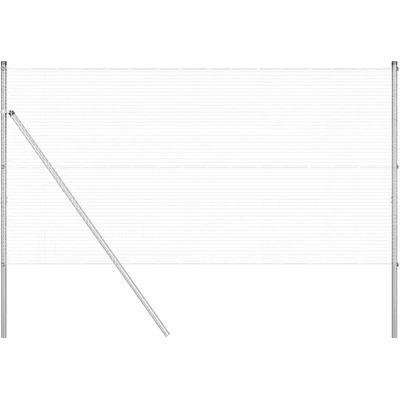 Sada plotových sloupků 25 m, Sada 2, Ocel pozinkovaná, 25 x 1 m