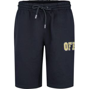 Off White Анцуг Off White Mens French Terry Cotton Tracksuit Shorts - Black