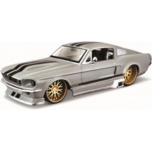 Maisto Ford Mustang GT 1967 Šedý 1:24