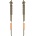 QIDI Tech Биметална дюза за Max4, комплект от 2 броя - 0, 4 mm (744581223068)