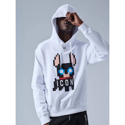 Dsquared2 Бяла мъжка блуза с качулка DSQUARED2 DSQUARED2 | Byal | МЪЖЕ | XXL