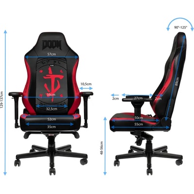 Noblechairs HERO DOOM Edition (NOBLE-GAGC-179)
