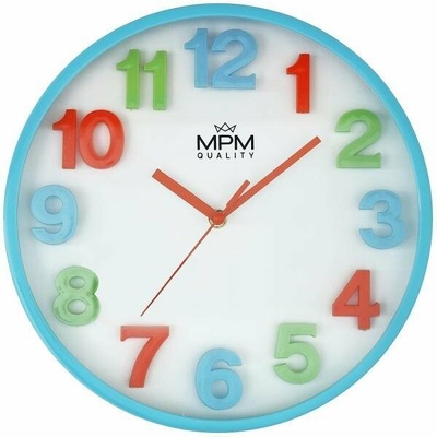 MPM - Nástenné plastové hodiny E01.4186.30