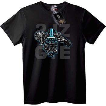 NOONEBRAND Тениска Двигател 2JZ GTE - 6XL, Black