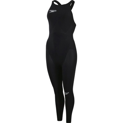 Speedo Бански костюм Speedo Women's Elite One Piece Swimsuit - Black/Org