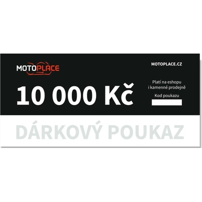 Dárkový poukaz 10 000 Kč Typ poukazu: Elektronický (pošleme na e-mail) – Hledejceny.cz