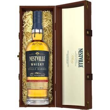 Nestville Whisky Single Barrel 40% 0,7 l (drevené balenie)