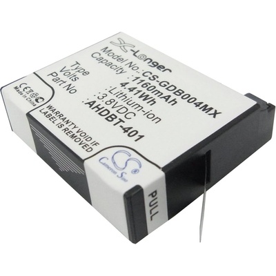 Cameron Sino Батерия за GoPro Hero 4 1160mAh Li-ion (CS-GDB004MX)