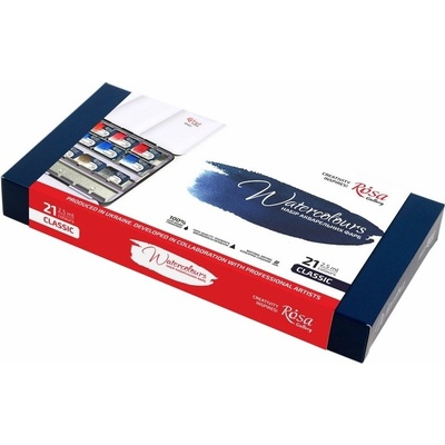 Rosa Sada akvarelových barev 21 ks – Zboží Dáma