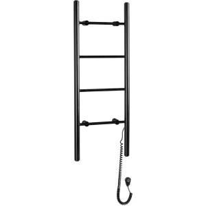 SAPHO - Електрически сушилник за кърпи Karbo 40x112 см, матово черно KB904 (KB904)