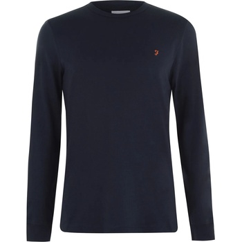 Image 1 of Farah Тениска Farah Long Sleeve Dennis T Shirt - True Navy 412