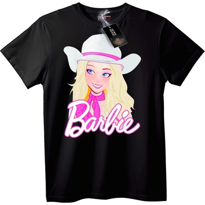NOONEBRAND Тениска Barbie ковбои - XS, White