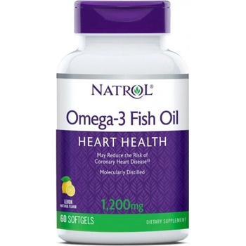 Image 1 of Natrol Omega-3 Fish Oil 1200mg - Омега-3 | Natrol, 60 sgels (5384-9873 RFL)