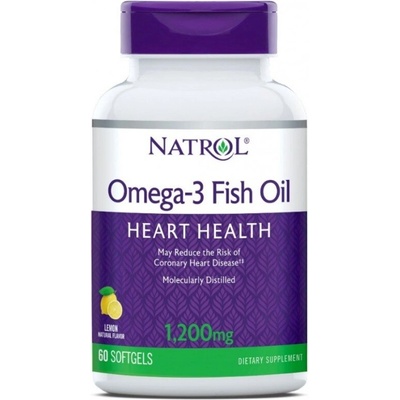 Natrol Omega-3 Fish Oil 1200mg - Омега-3 | Natrol, 60 sgels (5384-9873 RFL)
