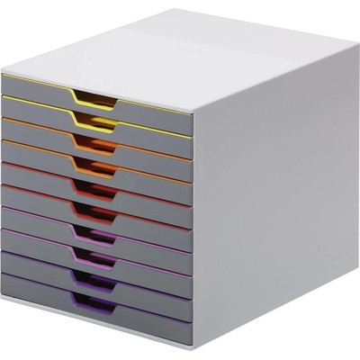 Durable Varicolor 10 box 10 zásuviek sivý
