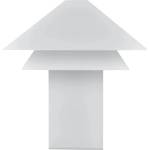 blomus Бяла LED затъмняваща се настолна лампа с метален абажур (височина 33, 5 cm) Sanaka - Blomus (67482)