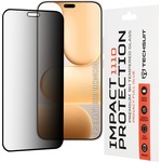 Techsuit Стъклен протектор за Honor 600 Lite - 111D Privacy Full Glue - Techsuit - Черен (KF2363679)
