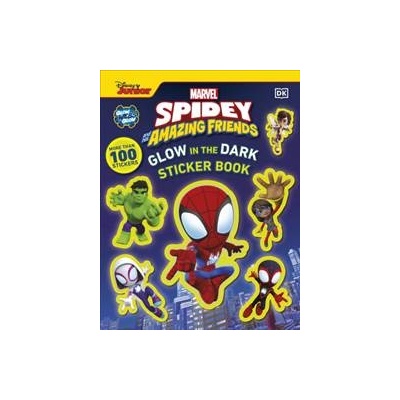 Dorling Kindersley Marvel Spidey and His Amazing Friends Glow in the Dark Sticker Book