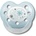Baby-Nova Бебешка силиконова залъгалка Baby Nova - Снежинка (28244)