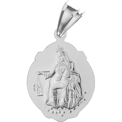 Argento Stříbrný přívěsek Škapulíř 85802