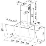 Franke Аспиратор vertical fpj 625 v bk/ss franke (330.0528.064)