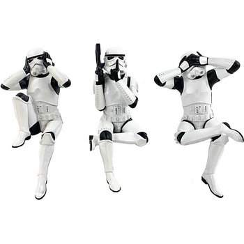 Nemesis Now Комплект статуетки Nemesis Now Movies: Star Wars - Three Wise Sitting Stormtroopers (B6678B24)