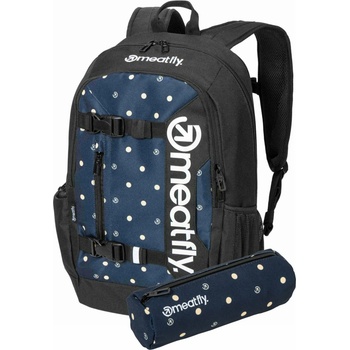MEATFLY раница Basejumper Yellow Dots 22 L + МОЛИВНИК | Жълта | Обем 22 L Meatfly | Sin | Момчешки | ONE SIZE
