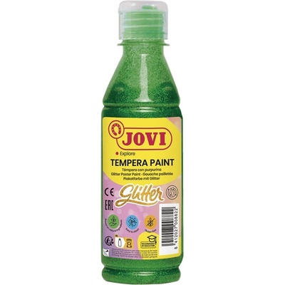 JOVI Premium Glitter Темперна боя Green 250 ml 1 бр (51717)