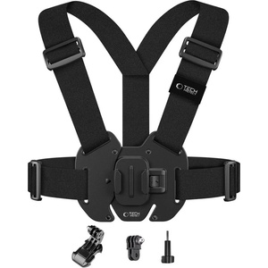 Tech-Protect GA100 поставка за гърди за GoPro / DJI черен (5906302371761)