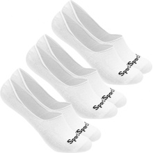 SportSpar pánske Sneaker ponožky 3 Pack Biele