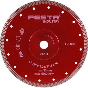 Festa Levior Kotouč diamantový 230 x 2 x 22,2 mm 21203