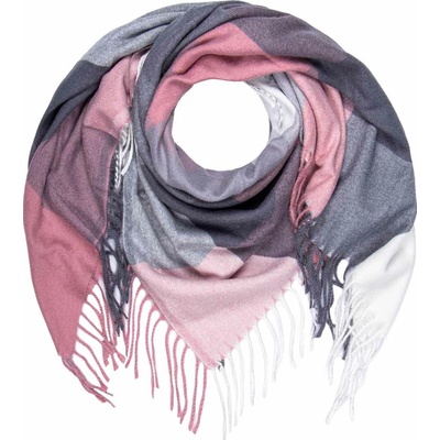 Biju dámský hřejivý šátek starorůžová kostka 7200821-4 – Zboží Mobilmania