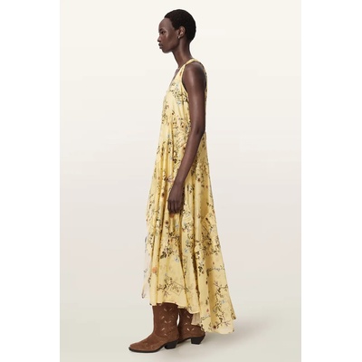 AllSaints асиметрична рокля с лиосел DORINA (W186DE)