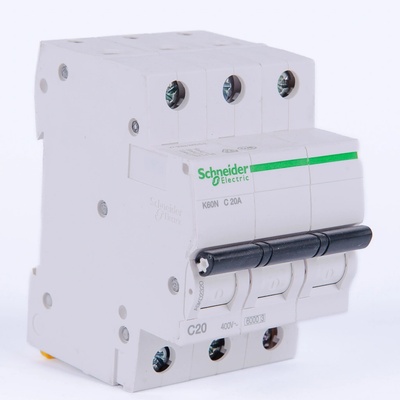 Schneider Electric 3P C20A K60N 6kA A9K02320