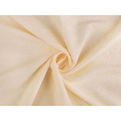 Prima-obchod Halenkovina / plátno krešované splývavé, barva 2 (130 g/m²) krémová světlá